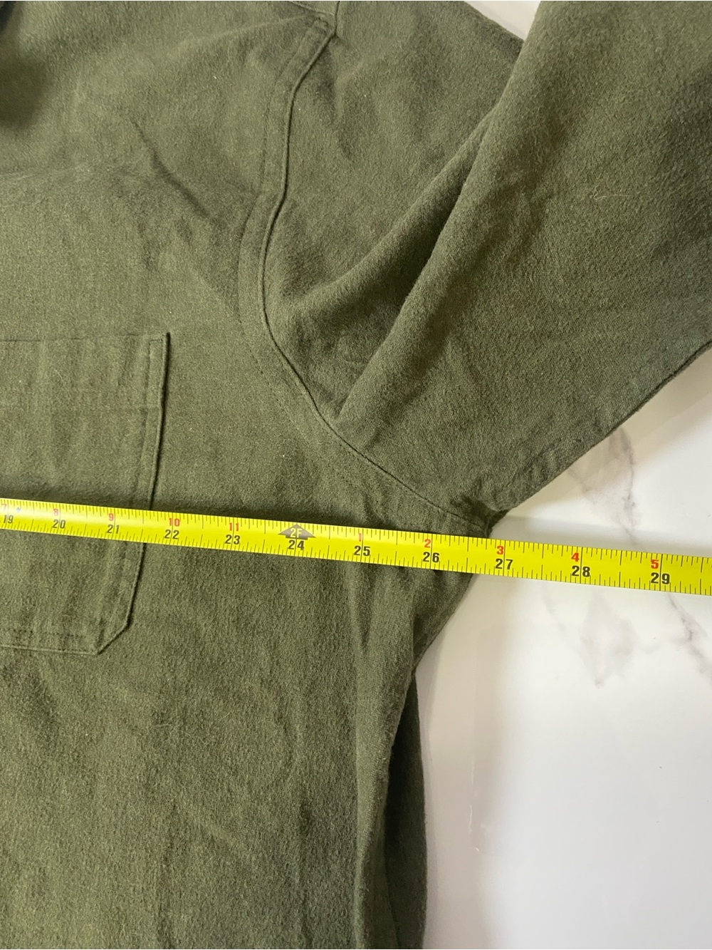 Woolrich Men's XXL Green Label
Chamois Long Sleeve Button Up Shirt
Army Green - Picture 6 of 7